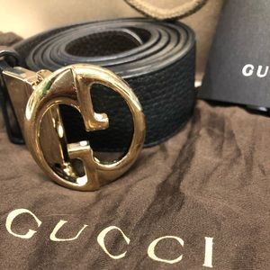 Reversible unisex gucci belt